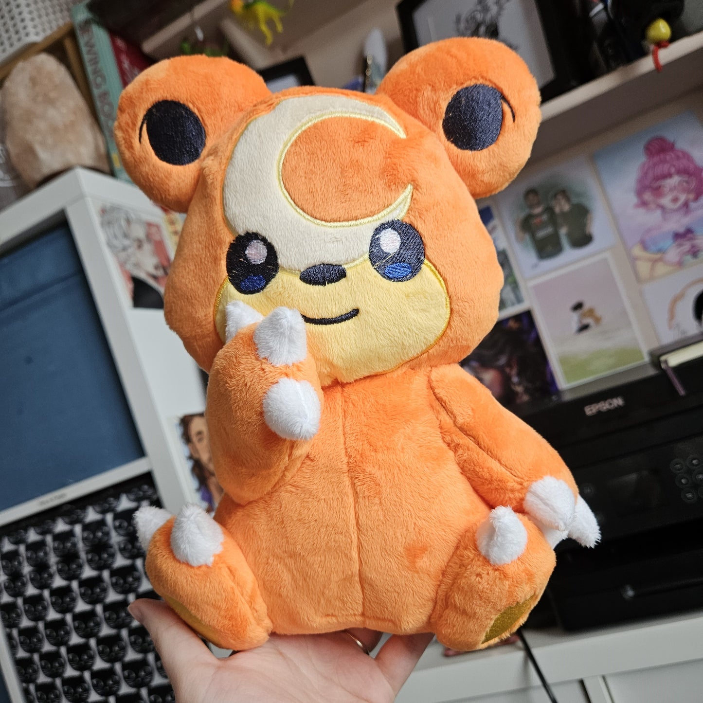 Orange Bear Plushie