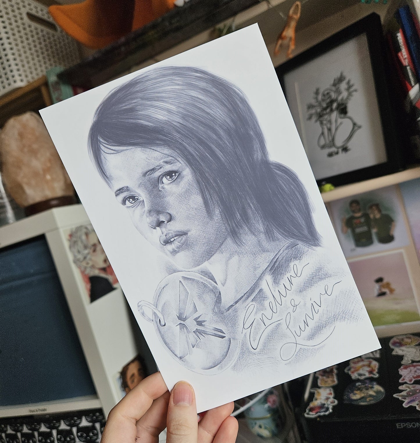 Ellie Portrait Art Print