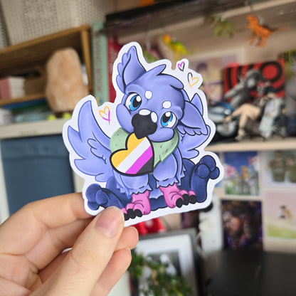 LGBTQ+ Pride Crumb Stickers