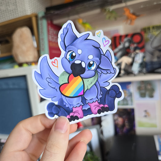 LGBTQ+ Pride Crumb Stickers