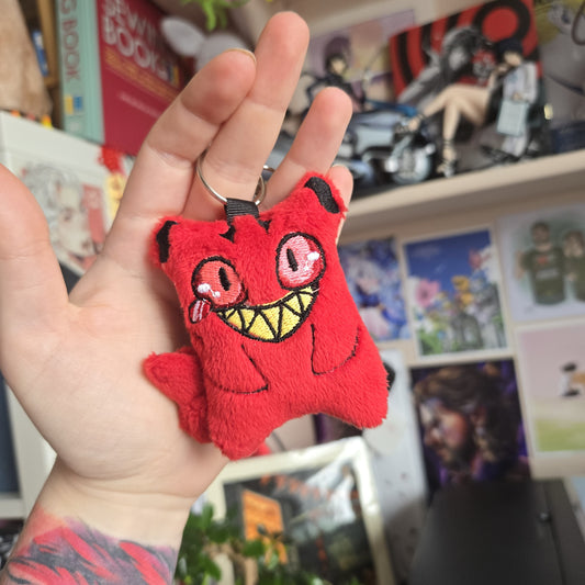 Cursed Cat Alastor Keyring