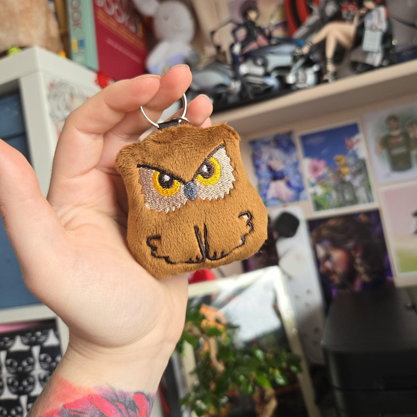 Owl Bear Keyring