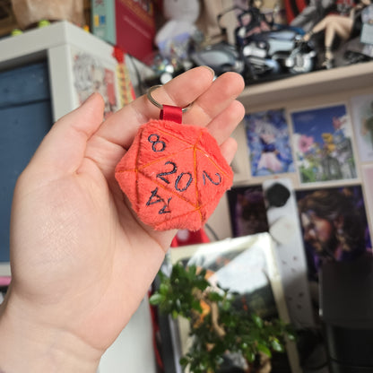 DND Dice Keyring