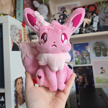 Cherry Blossom Fox Plushie