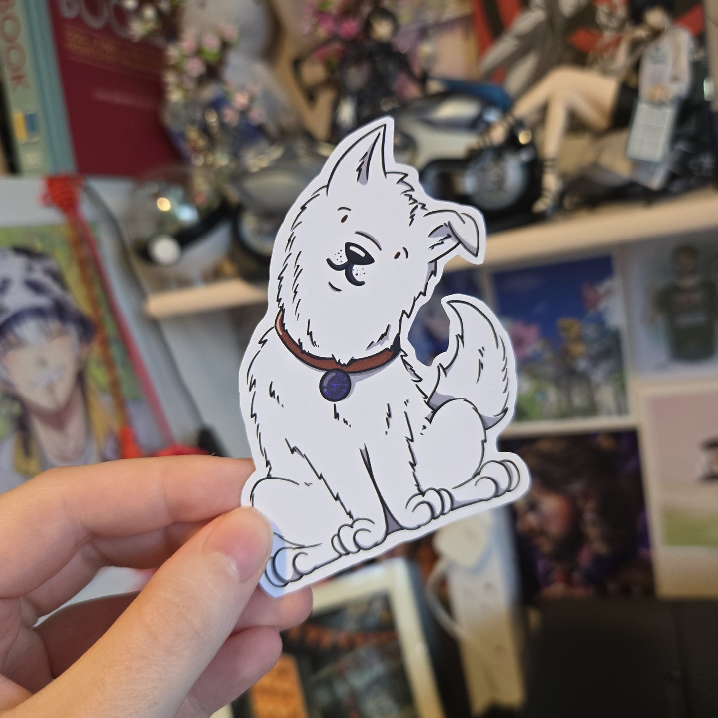 Scratch Dog Sticker