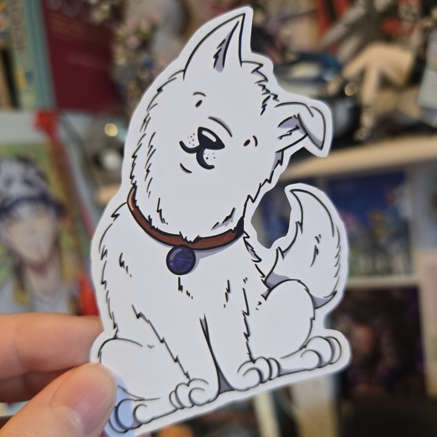 Scratch Dog Sticker