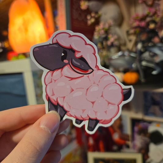 Pink Sheep Sticker